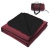 Extra Large Waterproof Fleece Picnic Blanket - Portable, Moisture-Proof, and Multifunctional for Camping and Travel