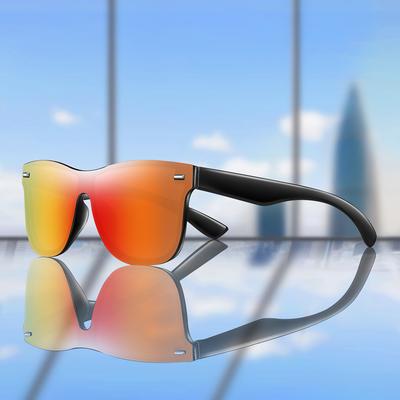 Square Fashion Uv400 Sunglasses Men Women Outdoor Driving Bicycle Road Windproof Goggles Hiking Camping Classic Shades