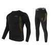 Intimo termico mimetico da uomo per esterno Intimo sportivo In pile Collant caldi Compressione Set di biancheria intima termica ad asciugatura rapida Tuta mimetica da uomo