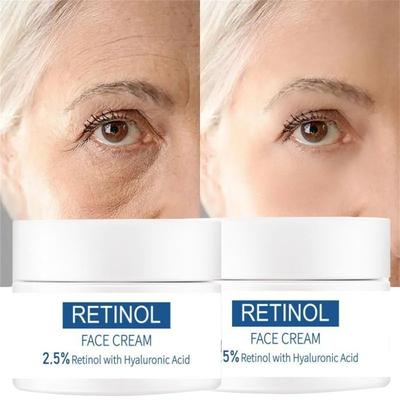 Kırışıklık Karşıtı Yaşlanma Karşıtı Sıkılaştırıcı Serum Hyaluronik Asit A ​​Vitamini Retinol Yüz Kremi Kadınlar Için Kırışıklıkları Hafifletir Koyu Noktalar