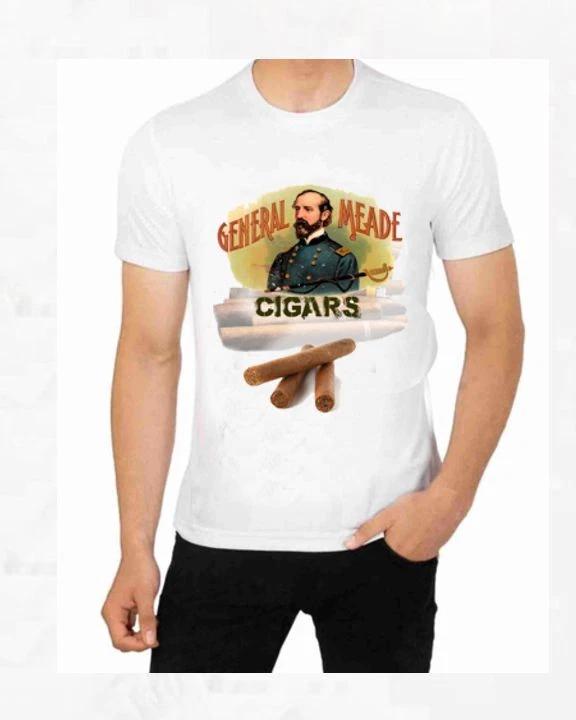 General Meade Cigars Civil War Vintage Advertising art T-Shirt M