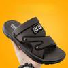 Trendige Herren Sandalen Plateau Slipper Offene Zehen Pantoletten Doppelte Verwendung Sommer Outdoor Spaziergang Waten Strand Freizeit Sandalen für Herren Sandalias