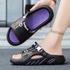 New Men's Slippers Outdoor Sandals Beach Comfortable Soft Slides Indoor Slippers Casual Shoes Men Outdoor Sandals Big Size 46 47