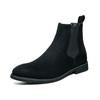 Fashion 2024 British Style Men Chelsea Boots Retro Suede Leather Boots Men Autumn Winter Casual Slip on Ankle Boots Men Plus Size 38-48