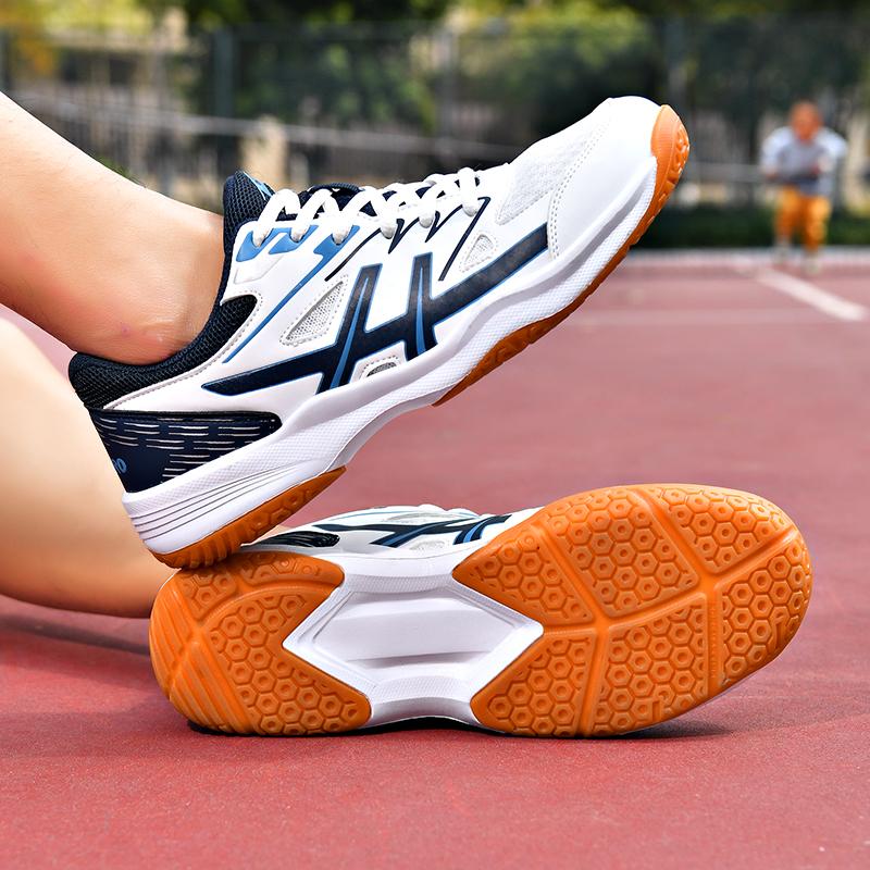 Luxury Unisex Tennis Shoes with Mesh Non Slip Sneakers Summer High Quality Couples Outdoor Fitness Table Tennis Training Shoes