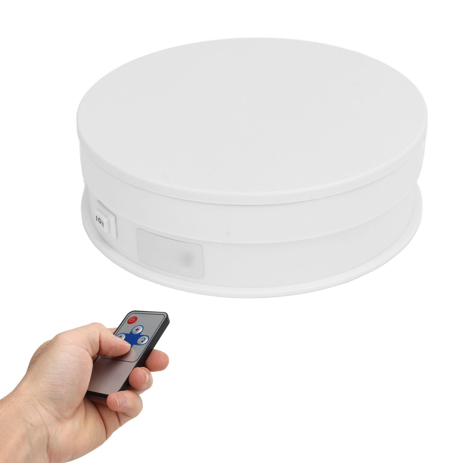 Still Turntable 15cm Remote Control Speed Electric Rotating Turntable Display Stand Photography Video Shooting Props