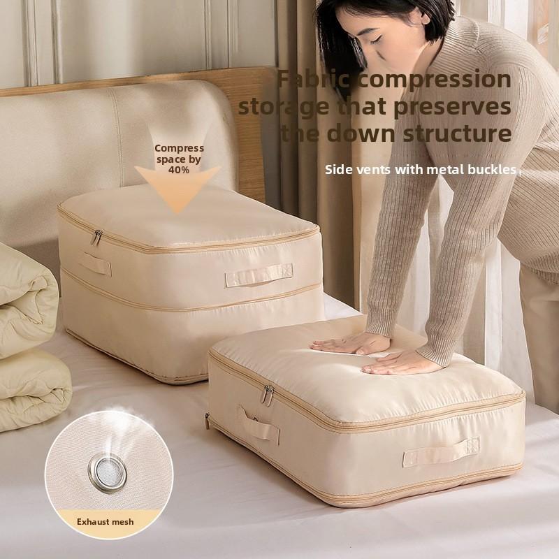 Large Capacity Compression Storage Bag For Bedding And Clothes With Sealing Function For Bedroom Organization