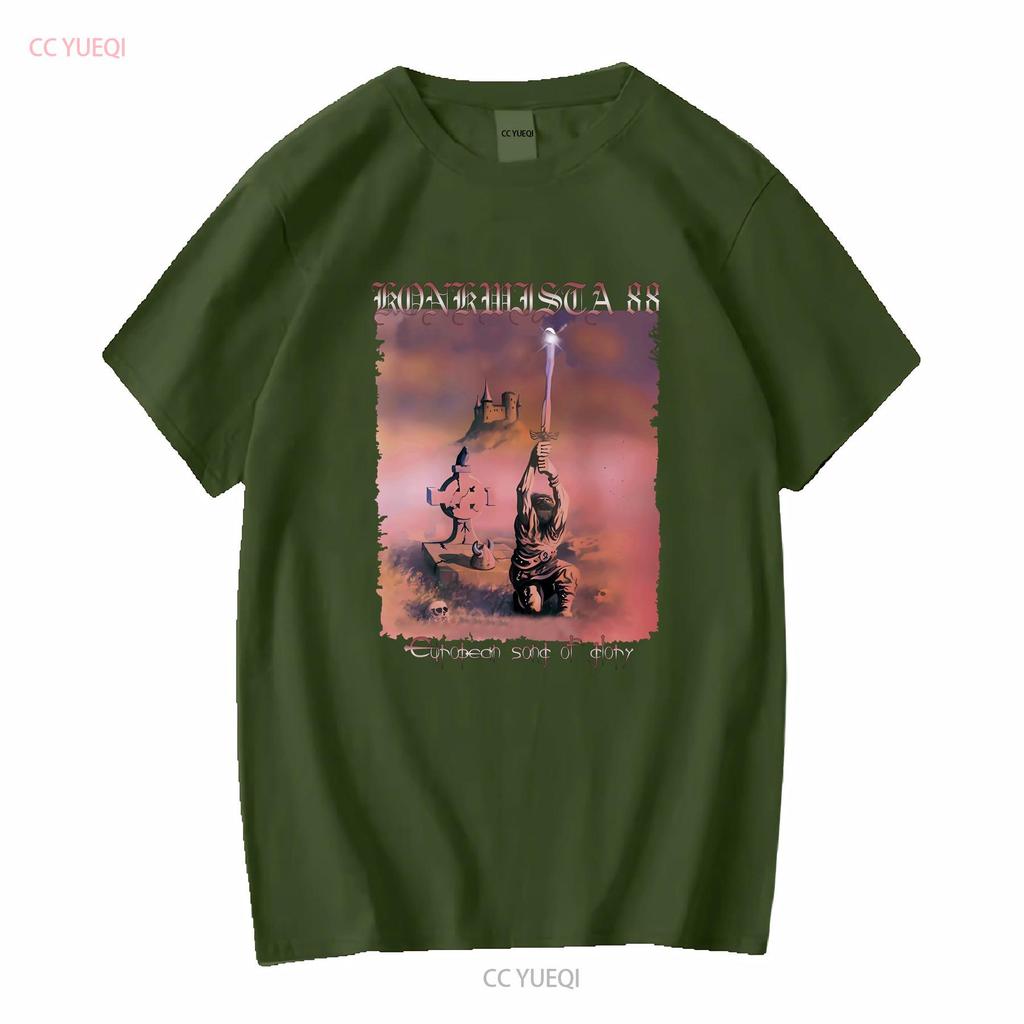 Nové Evropské tričko slávy KONKWISTA 88 Klasické tričko Muž Žena S 5XL dlouhý nebo krátký rukáv vintage Prané Prodyšné Stylové