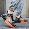 Men’s Sports Shoes Women Running Sneakers Black Basketball Shoes Thick Sole Height Increase Couple Shoes Plus Size