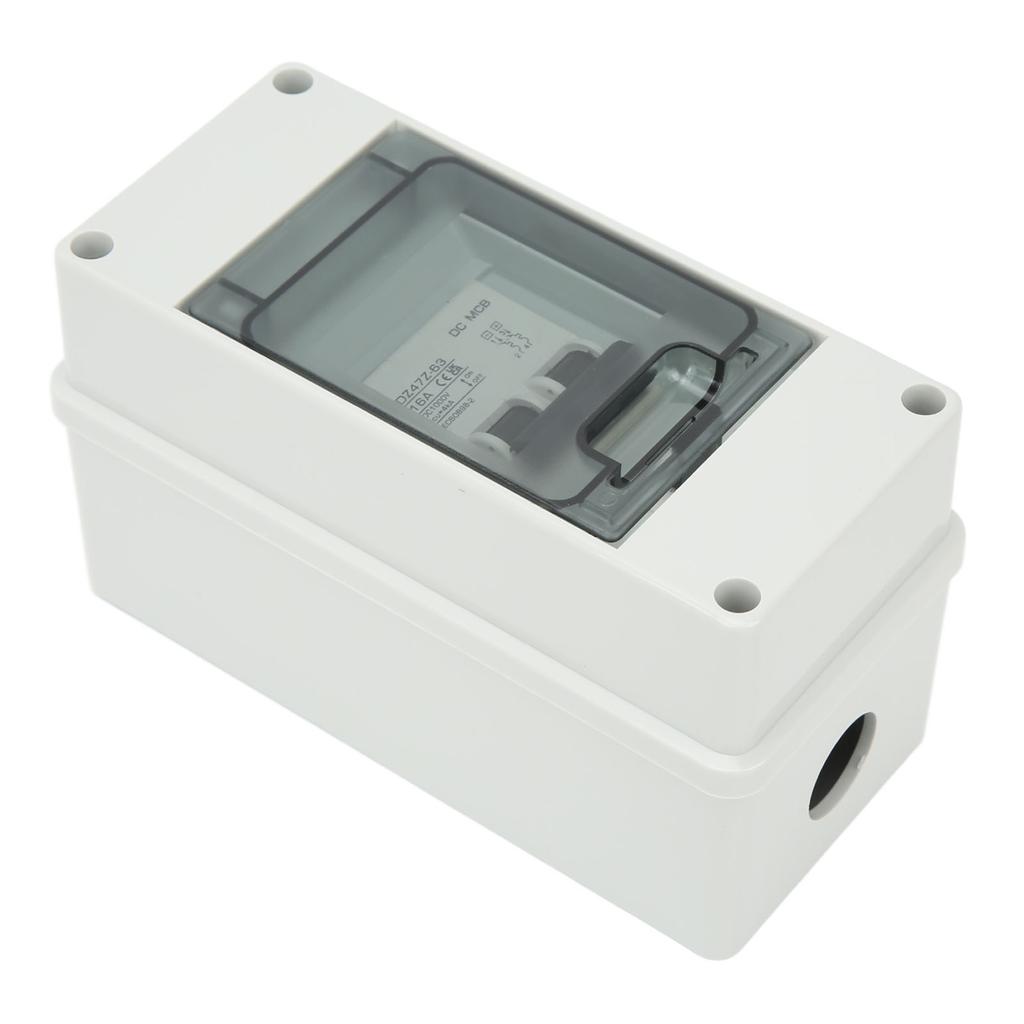 2P Miniature Circuit Breaker 16A IP65 Waterproof DC Disconnect Switch for Solar Photovoltaic System 1000V