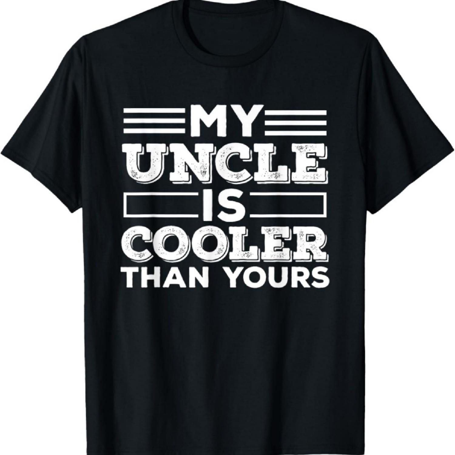 

My Uncle is cooler than yours Best Uncle Godfather Toddlers T-Shirt XXXXXL чёрный