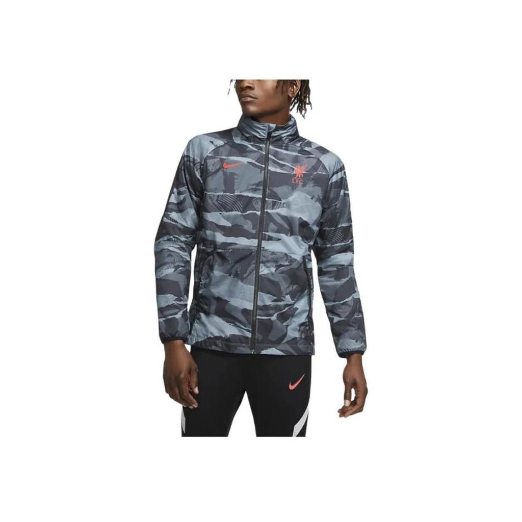 Nike Men's Liverpool FC AWF Lite Jacket Grey Camo CZ2776-060