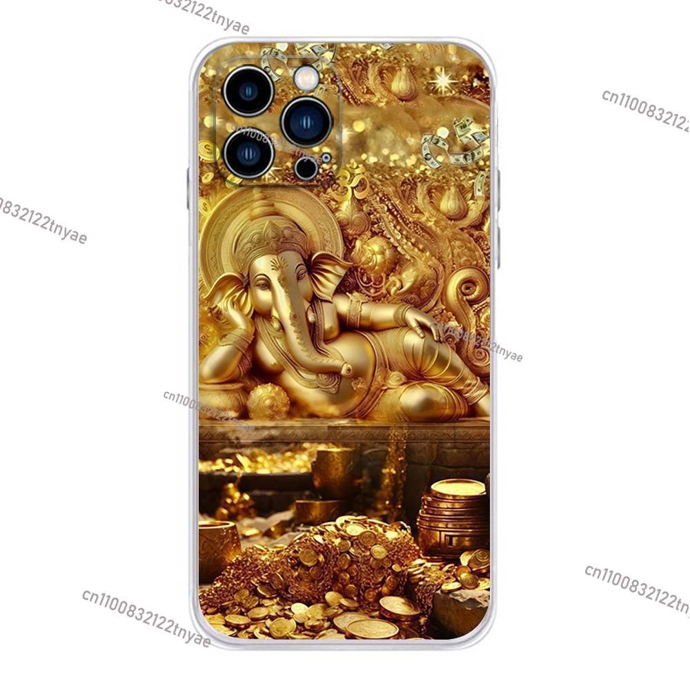 Money Gold Art Phone Case for iPhone 16,15,14,13,12,11 Pro,Max,17,Air,E,Mini Anti-Fingerprint Anti-Shock Rear Cover