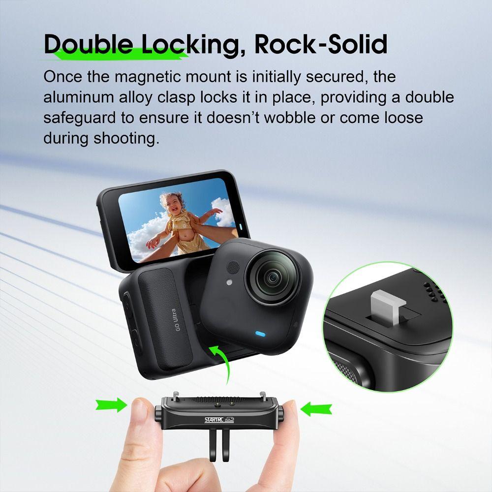 Type C Base Mount Magnetic Charger Dock Bracket for Insta360 Go Ultra Camera Accessories