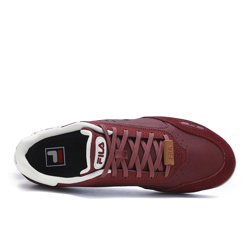 New FILA TURBO Low Top Skateboard Shoes Men's Red White F12M512214FHA