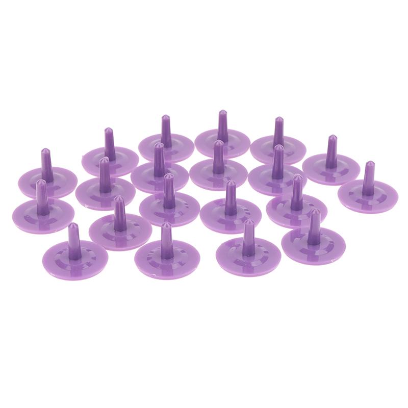 

20 шт. разноцветных маркеров для мячей для гольфа, портативные круглые пластиковые маркеры для мячей для гольфа, оборудование для игроков в гольф фиолетовый