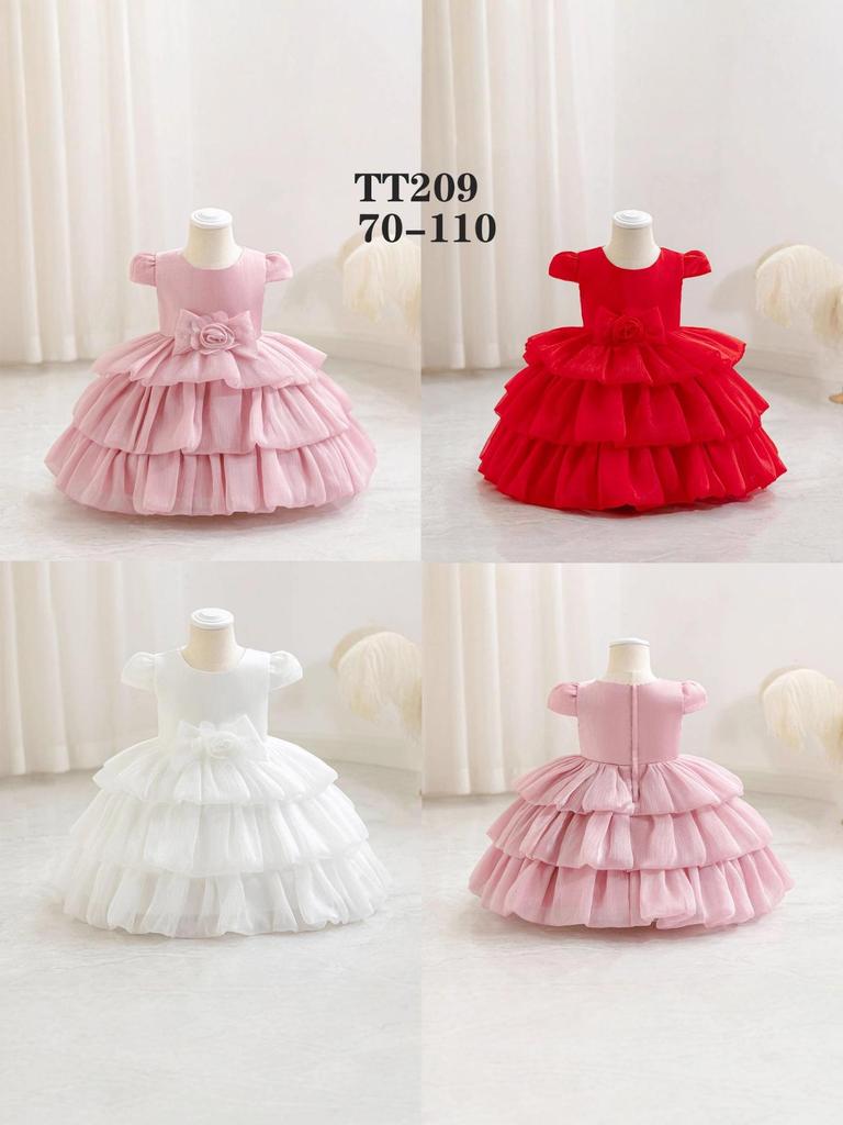 Suknia księżniczki high-end dla dziewczynek na wieczór, wesele, urodziny lub występ