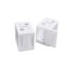 2 Pcs White Blind Brackets Low Profile Box White Mounting Bracket For Window Blinds Shutter Plastic Installation Accessories Mounting At Both Ends