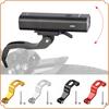 1 Stück verstellbarer Fahrrad-Frontlicht-Halter aus Aluminiumlegierung, Fahrradgabel-Halterständer für Taschenlampe Sportkamera Fahrradzubehör