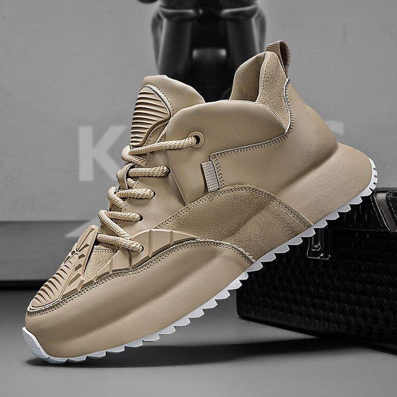 Men's Shoes Autumn 2025 New Trend Versatile Height Increase Casual Sports Shoes Breathable Thick-soled White Trendy Men's Dad Shoes