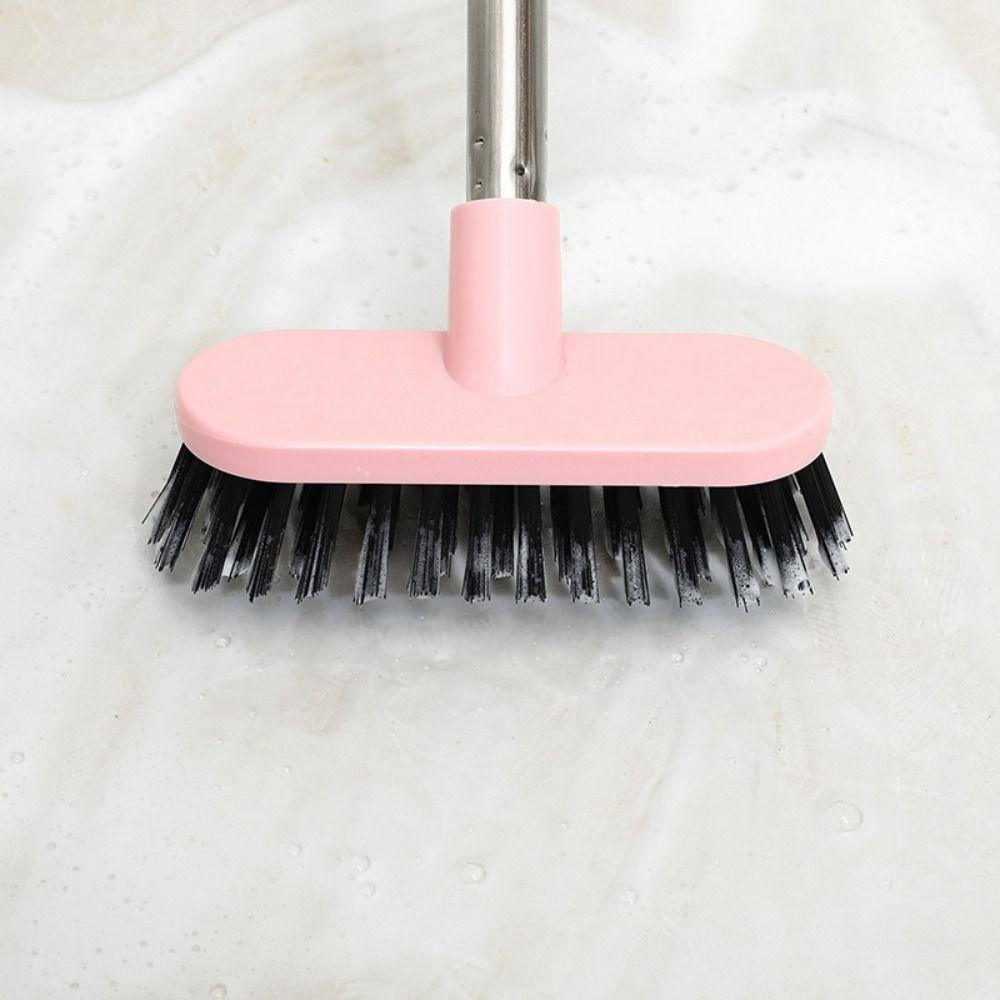Multifunctional Floor Scrub Brush Long Handle Hard Bristle Brush Tile Gap Brush  Household Cleaning