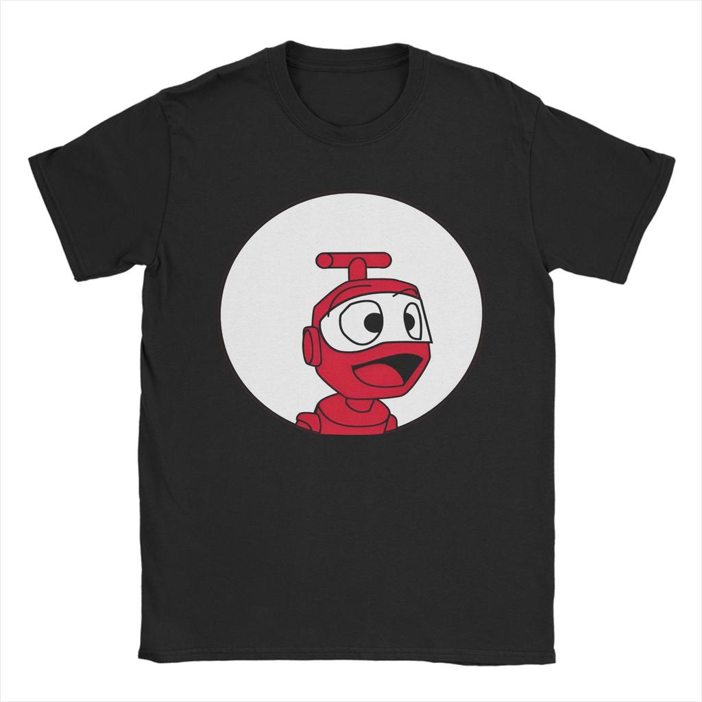 Nono The Little Robot 100 Cotton T Shirt For Men Summer  Vintage T-Shirts Round Neck Hip Hop Tee Shirt Oversize Design Clothing