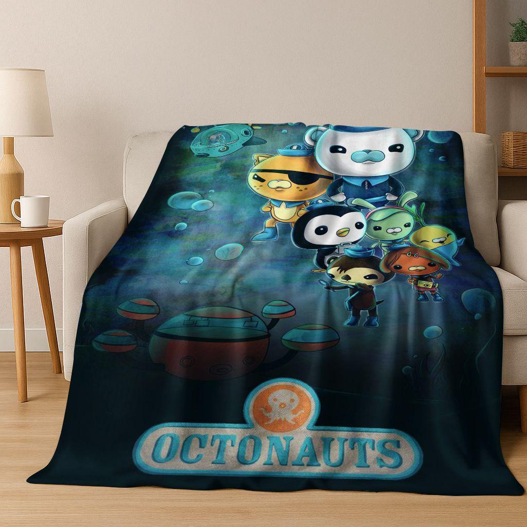 26 Stil Octonauts Barnacles Cartoon Flanell Decke, Warme und Gemütliche Weiche Überwurfdecke für Zuhause Schlafzimmer Bett Sofa Abdeckung Kinder Geschenk