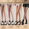 Women's Ultra-Thin Pineapple Silk Stockings - Anti-Snag 0D Black, Ideal for Spring and Summer.