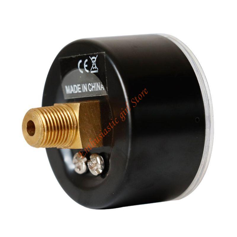 Vacuum Pressure Gauge 1/8" BSPT Back Mount 40mm 0 30 0 & 1 Bar Metal for She RXJB