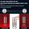 Luce Ambientale per Auto Luce Notturna USB Dimmerazione Touch Lampadina a Filamento Incandescente LED Illuminazione di Emergenza Plug and Play Lampada d'Ambiente