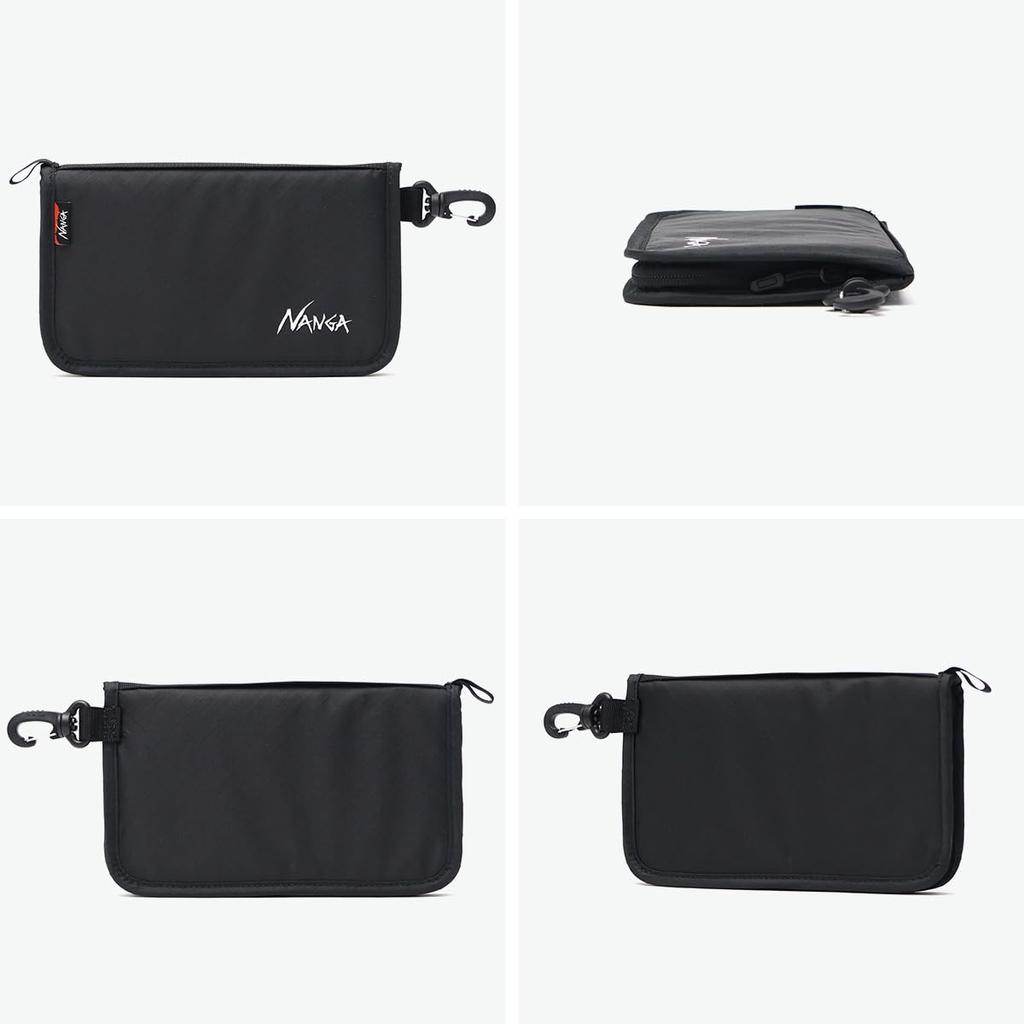 NANGA Eco Pack UR Pass Case, N25023I305Z, Black, Wallet