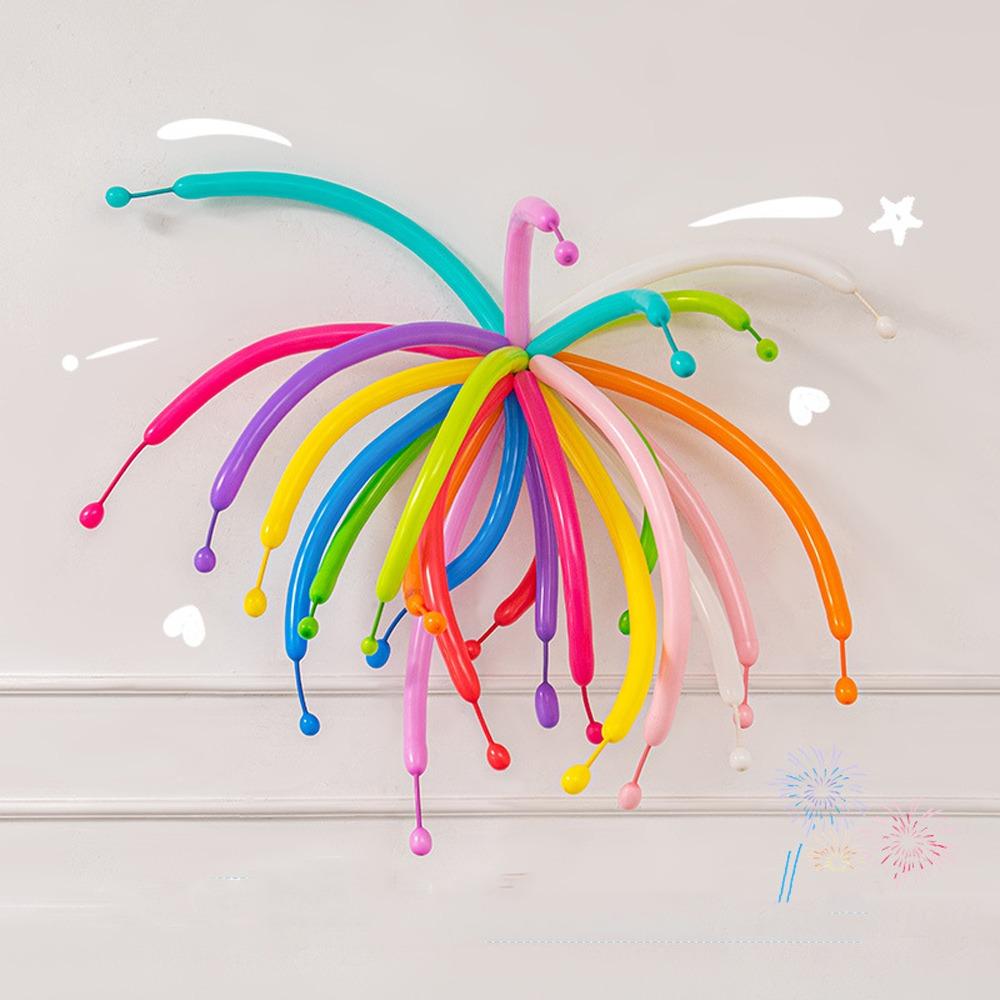 

50pcs Cartoon Twisting Balloons DIY Animal Modeling Stretchy Balloons Party Favors Style 1