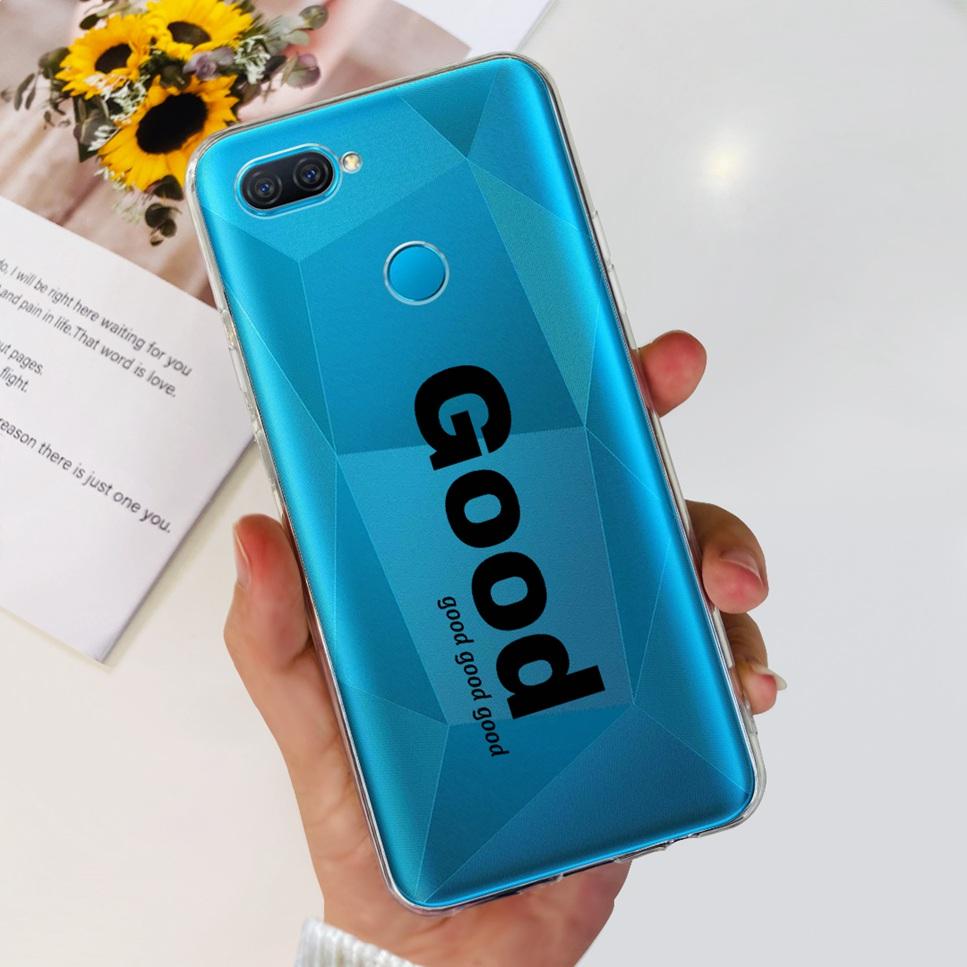 Case For Oppo A12 6.22" Cute Cartoon Dinosaur TPU Soft Silicone Clear Cover For Oppo A12 A 12 CPH2083 Phone Case Funda Bumper