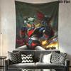 Grendizer Goldorak anime Wall Tapestry Aesthetic Wall Hanging Printed Fabric Blanket Decorative Tapestries for Bedroom Living Room Home Decor