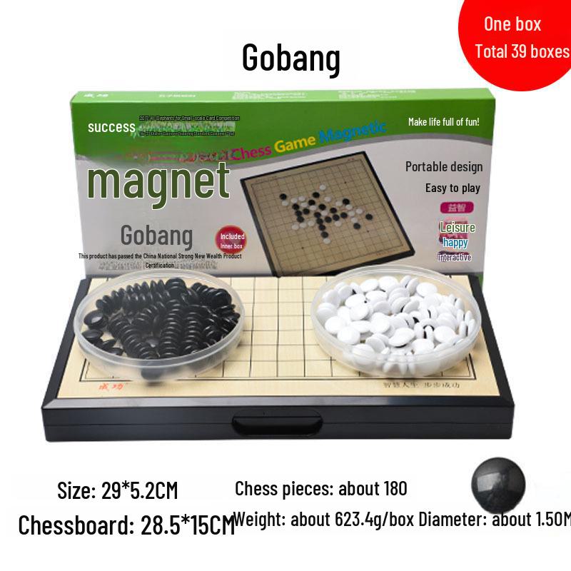 Portable Magnetic Foldable Chess Set - Travel-Friendly Puzzle Game for Leisure and Sports