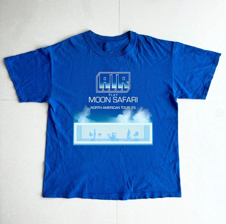 Air Band North American 2025 Moon Safari T Shirt Full Size S5XL Unisex T-Shirt XL