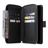For Samsung Galaxy S25 FE Case Zipper Pocket PU Leather Phone Cover with Hand Strap