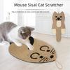 Hanging Bed Cat Scratcher Sisal Mat Multi Shape Cat Scratch Board Kitten Scratching Pad  Floor