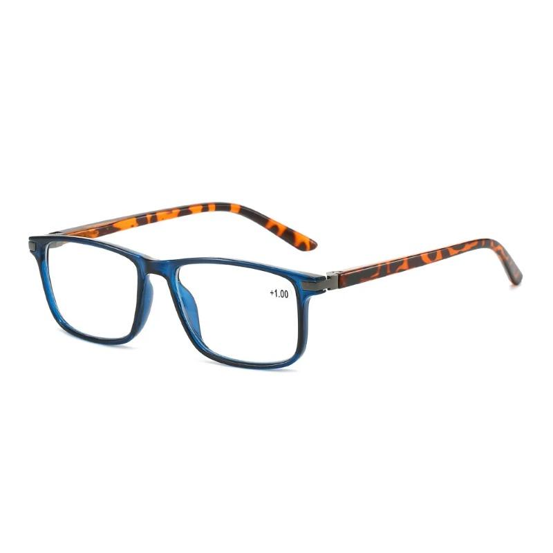 New Anti Blue Light Retro Small Frame Reading Glasses PC High Definition Lightweight Fashionable Presbyopia Glasses