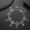  7 Chakra Yoga Bracelet Stainless Steel Fashion Birth Flower Bracelets Women Spiritual Jewelry Couple Anniversary Gift