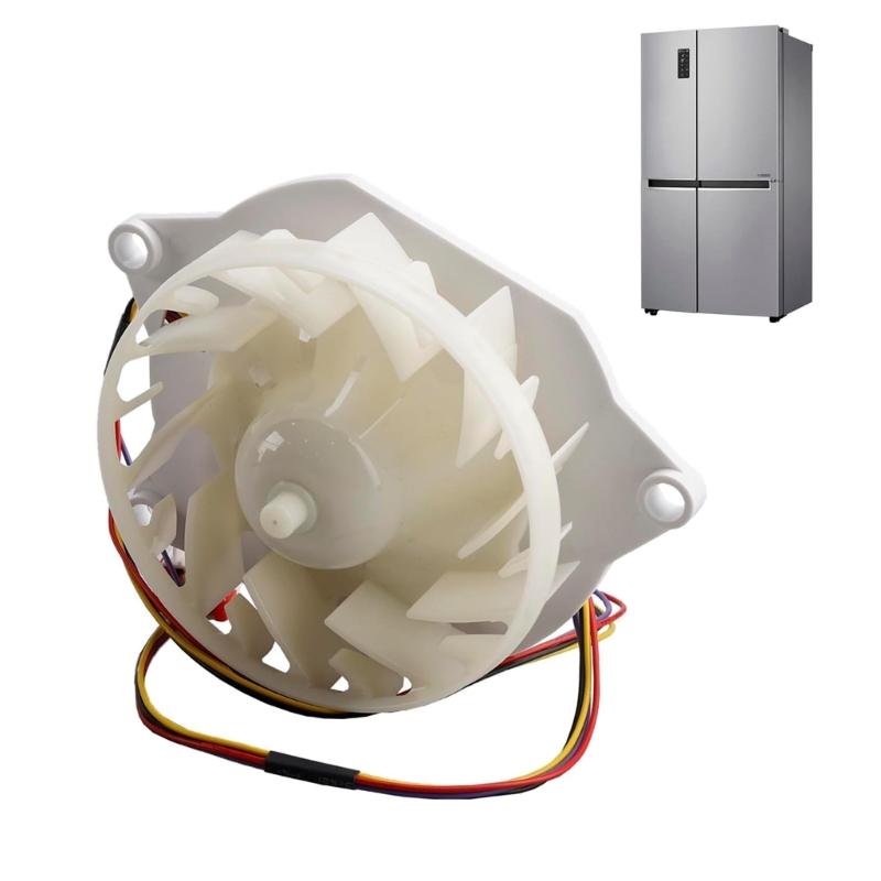 Easy to Install Refrigerator Fan Motor Replacement Part Plastic Texture Suitable for Various Fridge Models Repairing