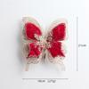 Fabric Fabric Glitter Butterfly Butterfly Hanging Decoration Christmas Tree Decoration  Festival