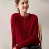 Soft Versatile Cashmere Women's Knit Solid Base Layer - Autumn/Winter