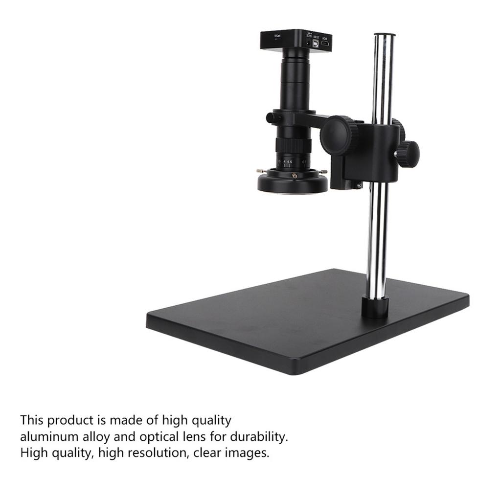 Full Set 34MP Digital Industrial Soldering Microscope Camera HDMI USB Outputs100