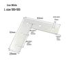 90° TL Type Cold-Rolled Steel Angle Iron Shelf Support Connector