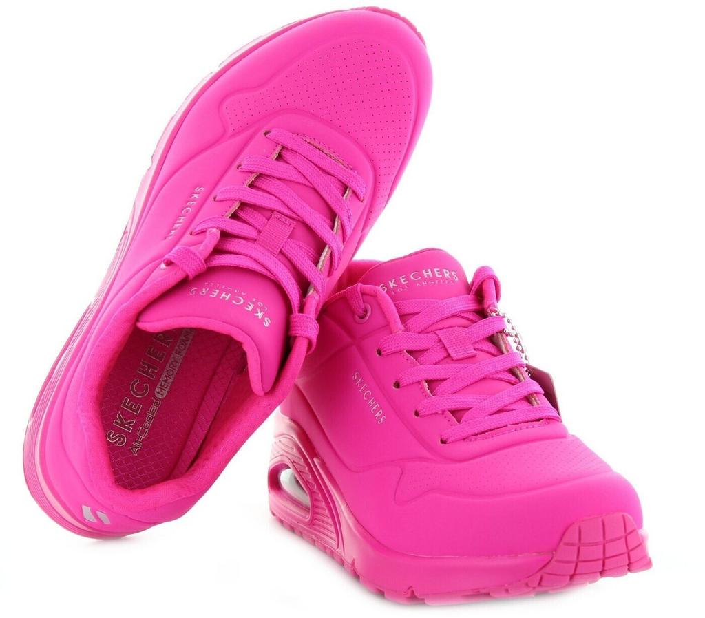 Skechers Uno Night Shades Women's Sneakers (73667) Hot Pink