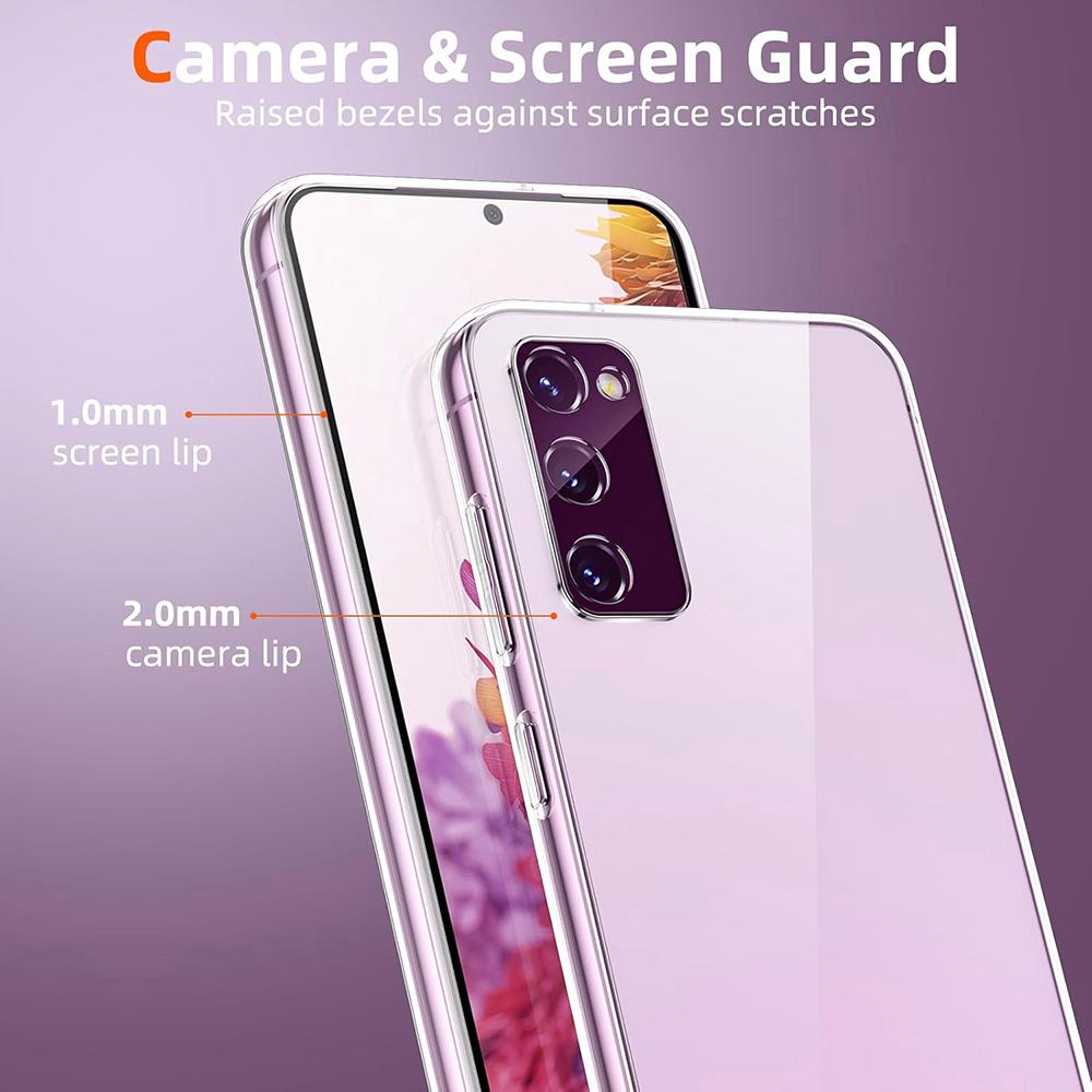 

Ultra Thin Silicone Soft Case For Samsung Galaxy S20 FE Ultra Plus S20FE + Camera Protection Clear Back Cover Shockproof Shell Galaxy S20+