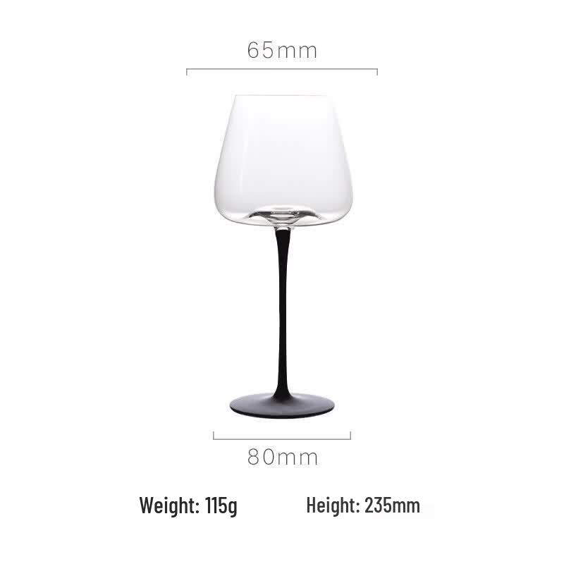 

Changshen Black Stem Wine Glasses