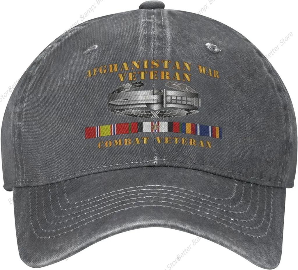 Afghanistan War Veteran Combat Veteran Baseball Caps Unisex Adjustable Sun Hat Can Be Washed Leisure Dad Hats
