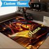Custom Name Dragon Tales books Rug for Living Room, Game Rooms, Office, Bedroom, Floor Mat Playful Design, fan gifts Christmas decor